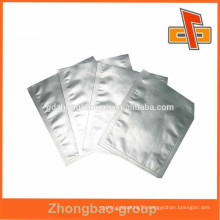 Custom plastic three side heat seal food vacuum bag for snack